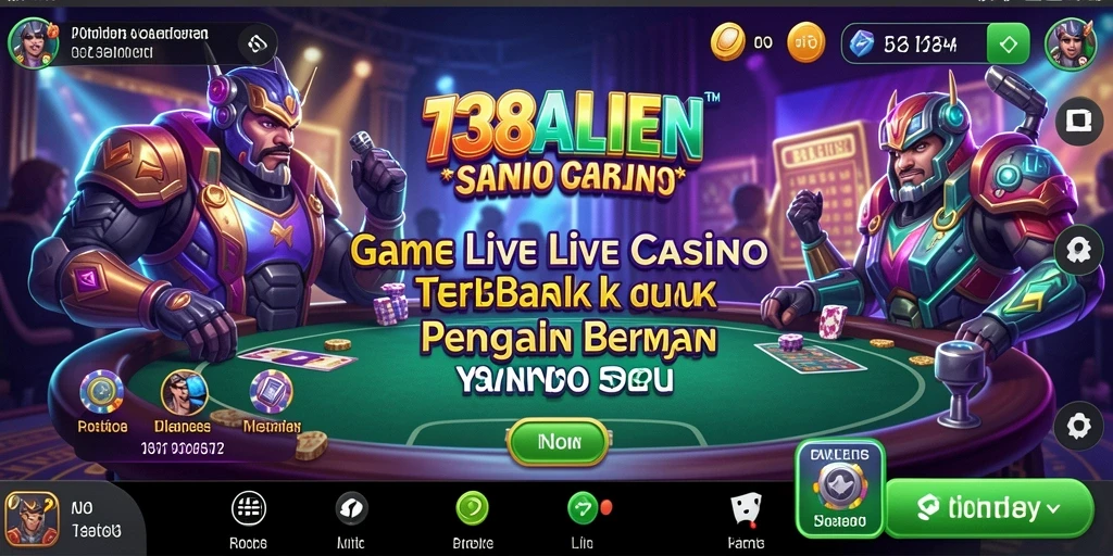 Tampilan gameplay Live Casino yang mengesankan di 138ALIEN.