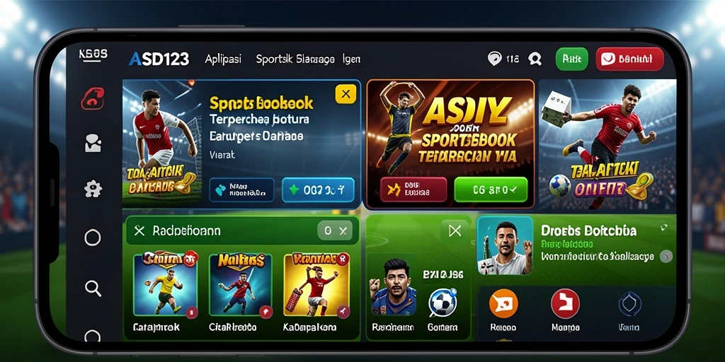 Tampilan gameplay menarik dari aplikasi Sportsbook ASD123.