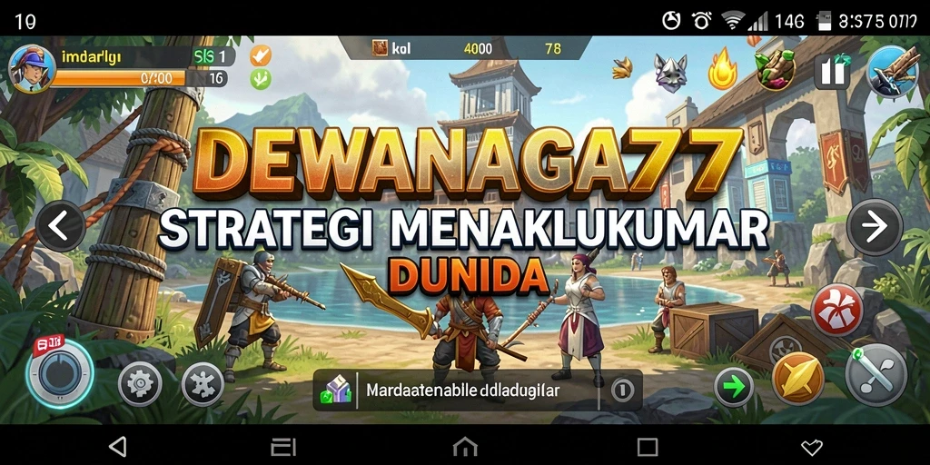 Tampilan gameplay seru dari DEWANAGA77 dalam aksi strategi.