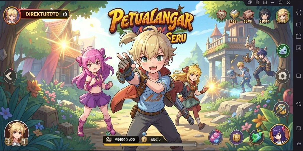 Screenshot menampilkan aksi seru gameplay Anime di DIREKTURTOTO.