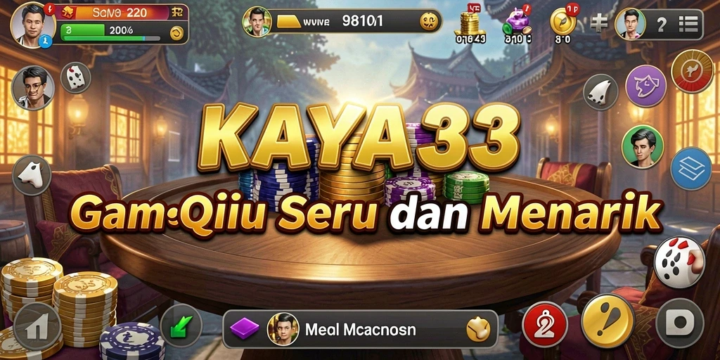 Tampilan gameplay QiuQiu yang menarik dan penuh strategi.