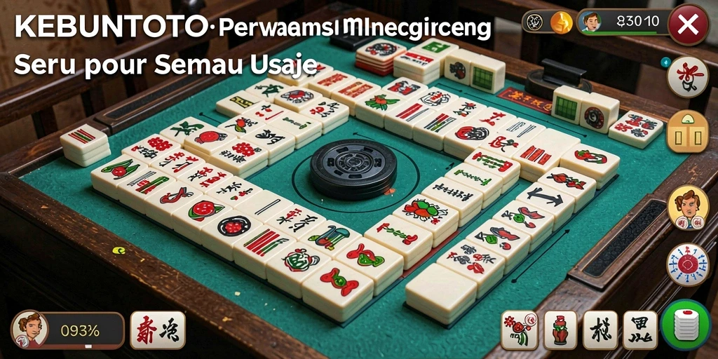 Tampilan gameplay KEBUNTOTO yang seru dalam permainan Mahjong.