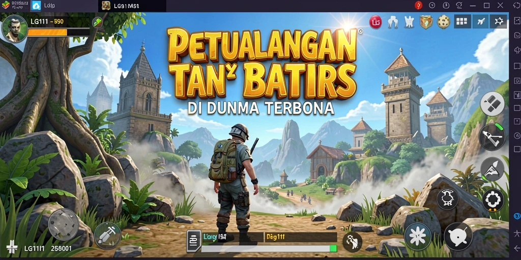 Tangkapan layar LG111 menunjukkan gameplay eksplorasi yang memukau.