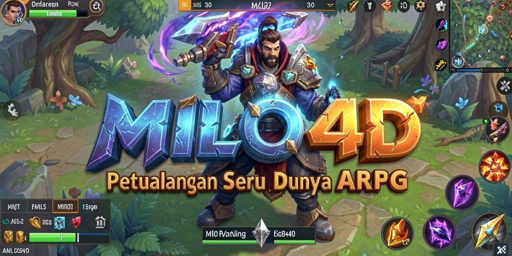 Tangkapan layar gameplay <strong>MILO4D</strong> yang menampilkan pertempuran seru dan eksplorasi dunia.