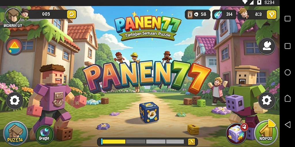 Tampilan gameplay menarik dari PANEN77 yang menguji logika pemain.