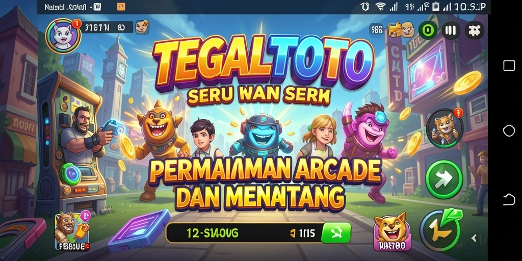Tangkapan layar <strong>TEGALTOTO</strong> menampilkan aksi seru dalam gameplay arcade.