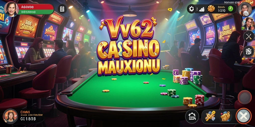 Tampilan gameplay menarik dan seru dari permainan Kasino VV62.